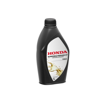 Inicio | Lubricantes | Aceite sintético Honda SUPERMULTIGRADO 4T 15W40 1 litro